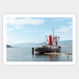 Canadian National Tug No. 6 on Okanagan Lake Sticker